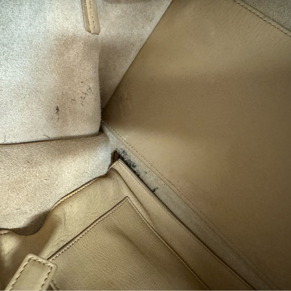 JR12147 YSL Saint Laurent Classic Y Cabas Tote Calf Leather - Picture 7 of 8